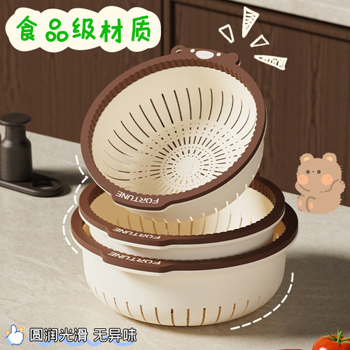 厨房沥水篮多功能大容量镂空