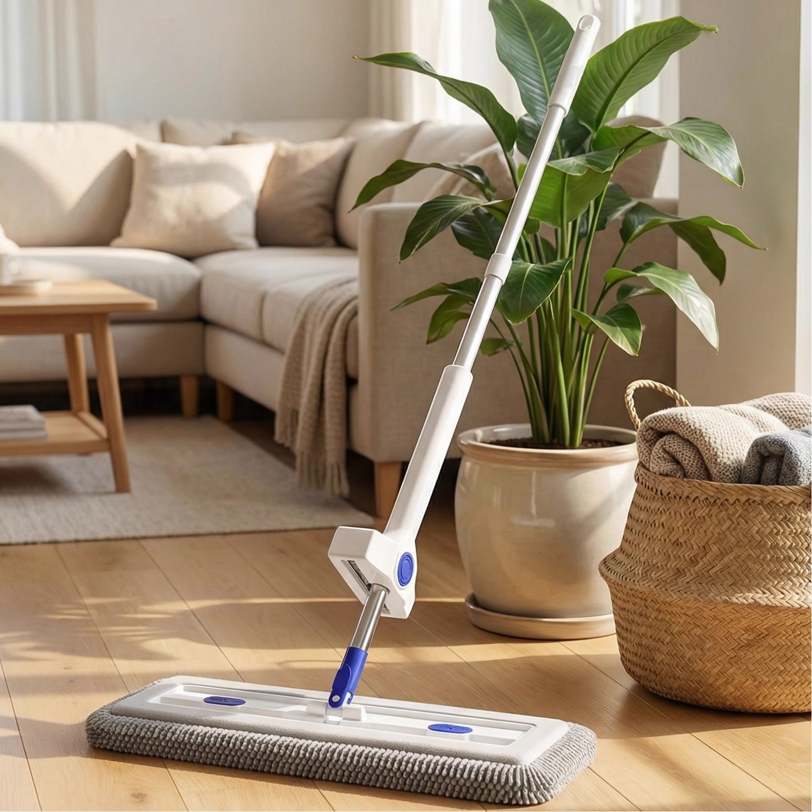 拖把复合木地板自己铺家用加厚耐磨墙面清洁拖把擦黑板小拖把平托