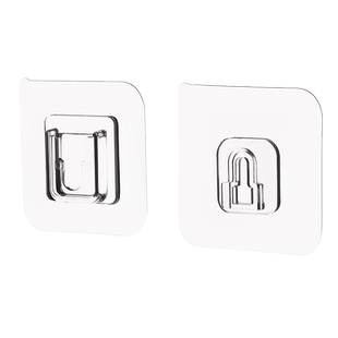 子母扣挂钩强力粘胶厨房墙壁粘钩拖线板相框无痕钉门后免打孔卡扣