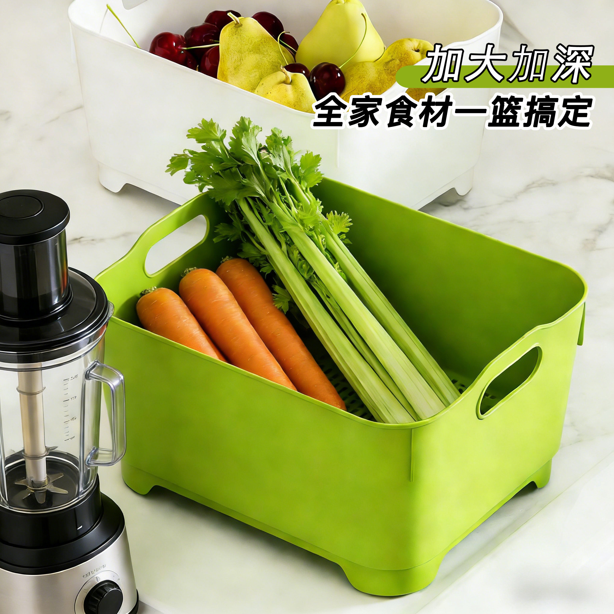 洗菜盆加厚大容量沥水篮家用厨房水龙头水槽食品级水果蔬菜沥水盆,餐饮具,洗菜盆/沥水篮/漏水筛,淘宝优惠券,粉丝福利购,淘宝优惠卷