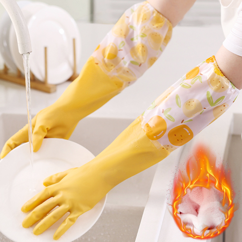 洗碗手套加絨防水廚房家務