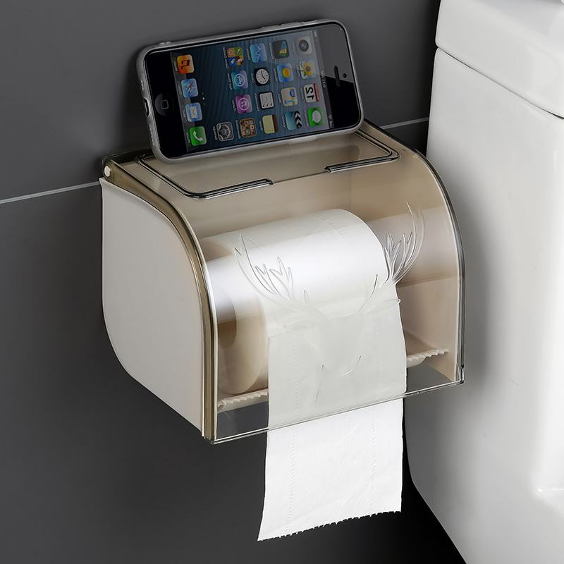 居家家卷纸收纳盒壁挂式纸巾盒