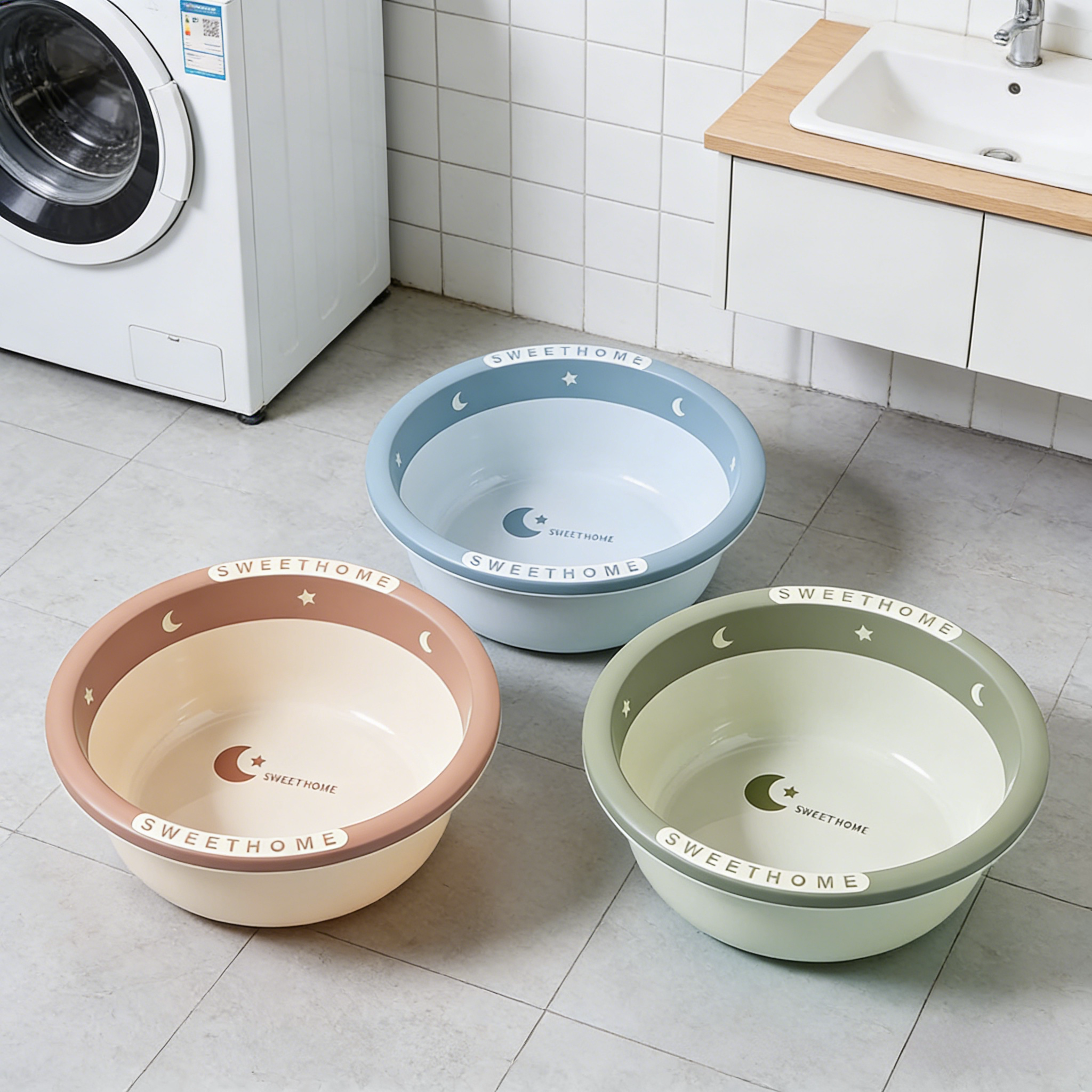 洗脸盆家用大号加厚耐用塑料小盆子洗屁屁学生宿舍用洗衣盆洗脚盆