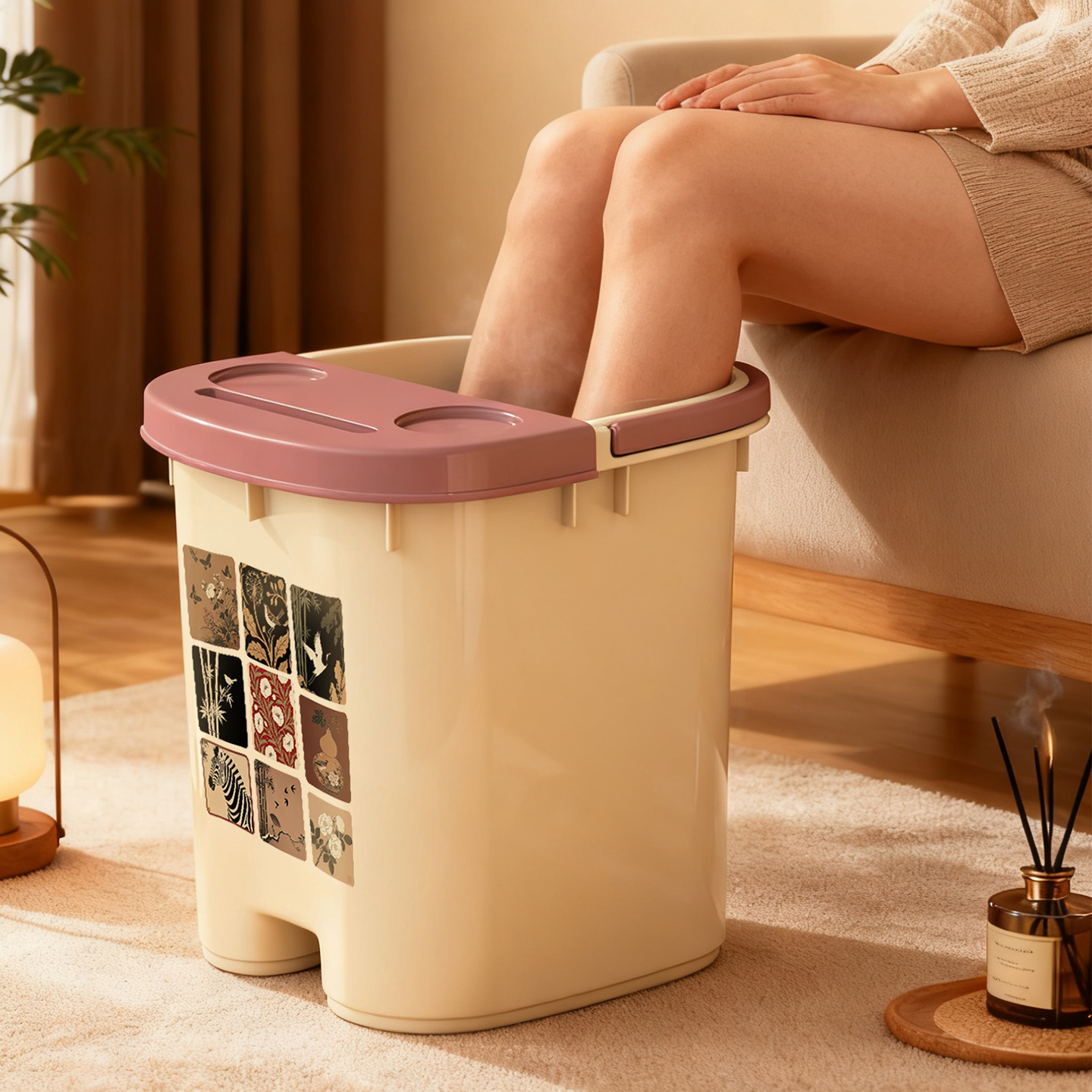 养生泡脚桶家用第一名洗脚过膝加热女士养生