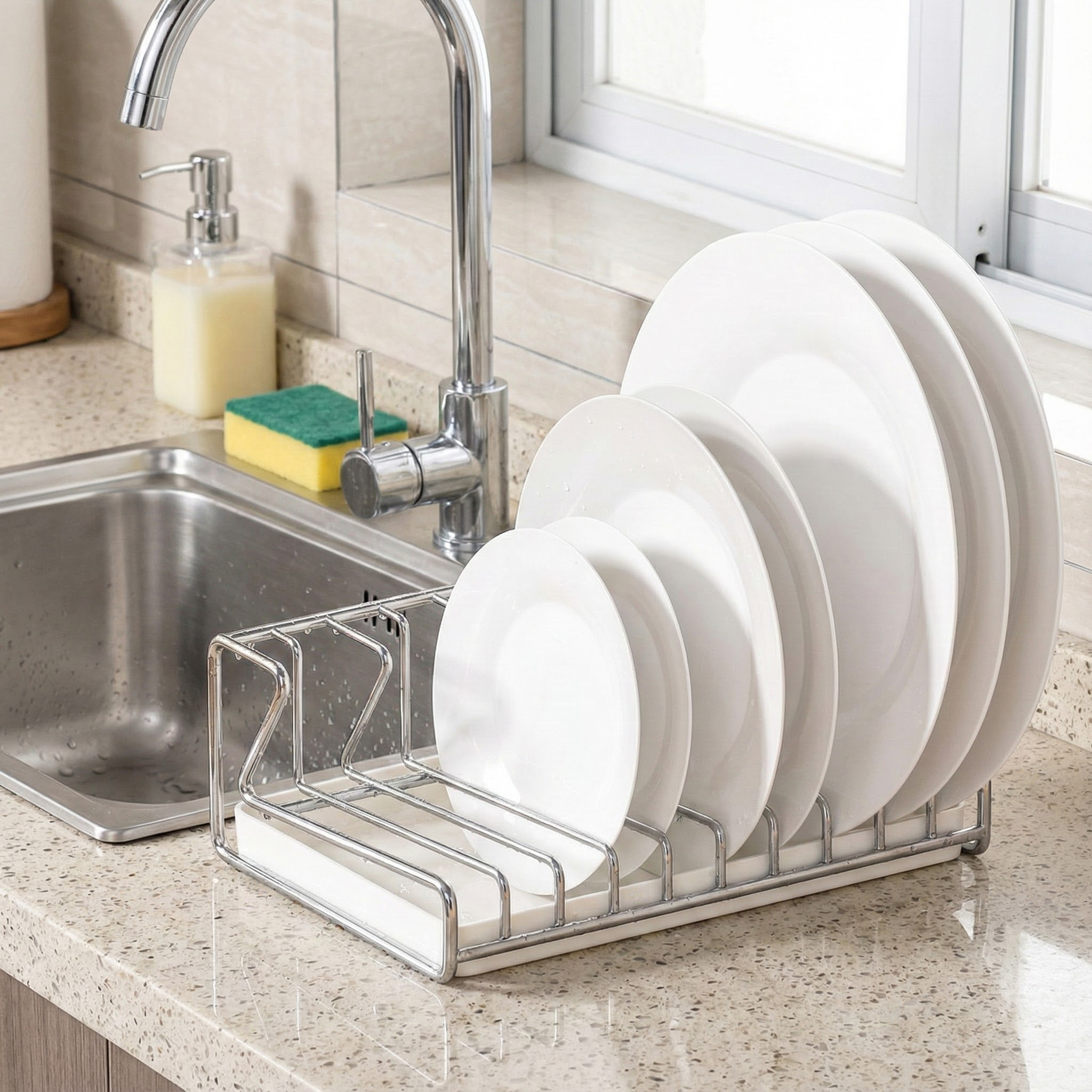 厨房碗碟架不锈钢沥水碗架餐盘