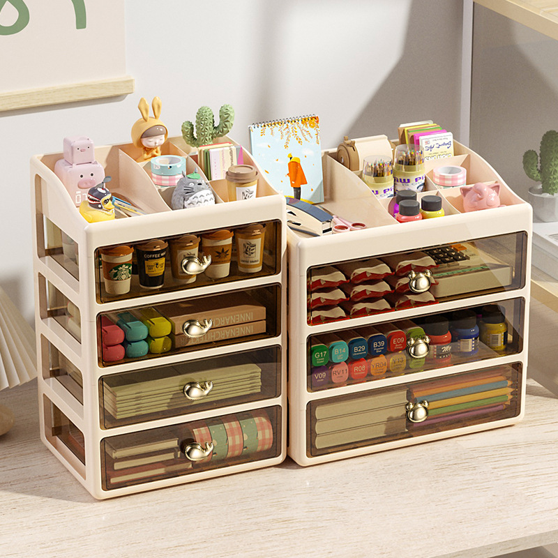 5层桌面收纳盒抽屉式多层置物架
