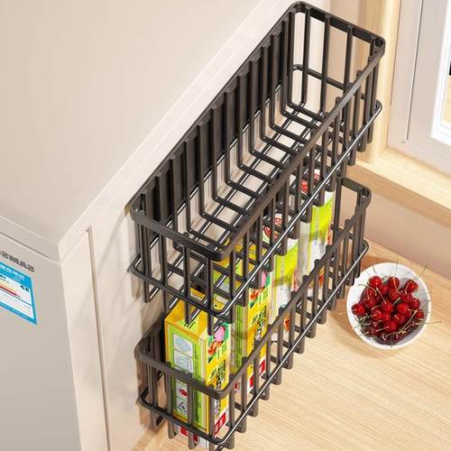 厨房置物架冰箱侧面磁吸保鲜袋