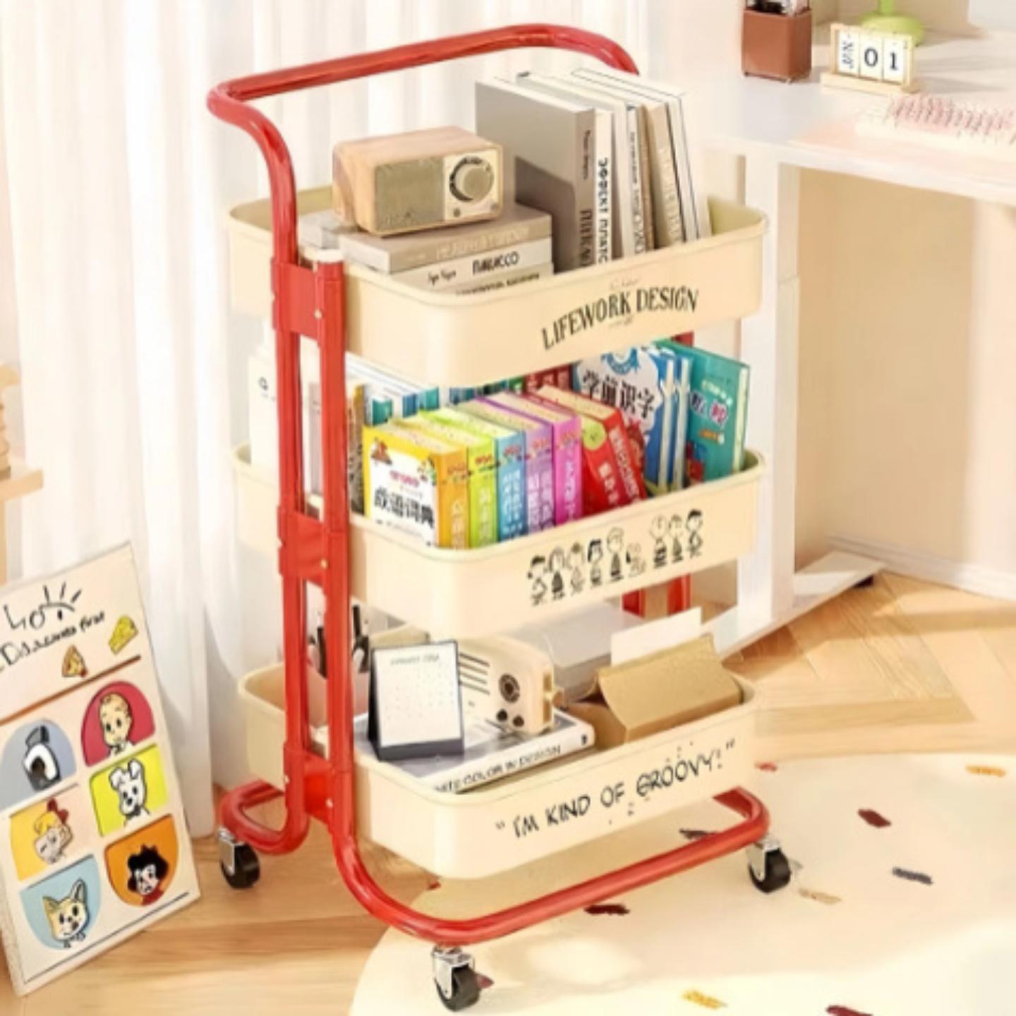 多巴胺小推车大容量落地零食