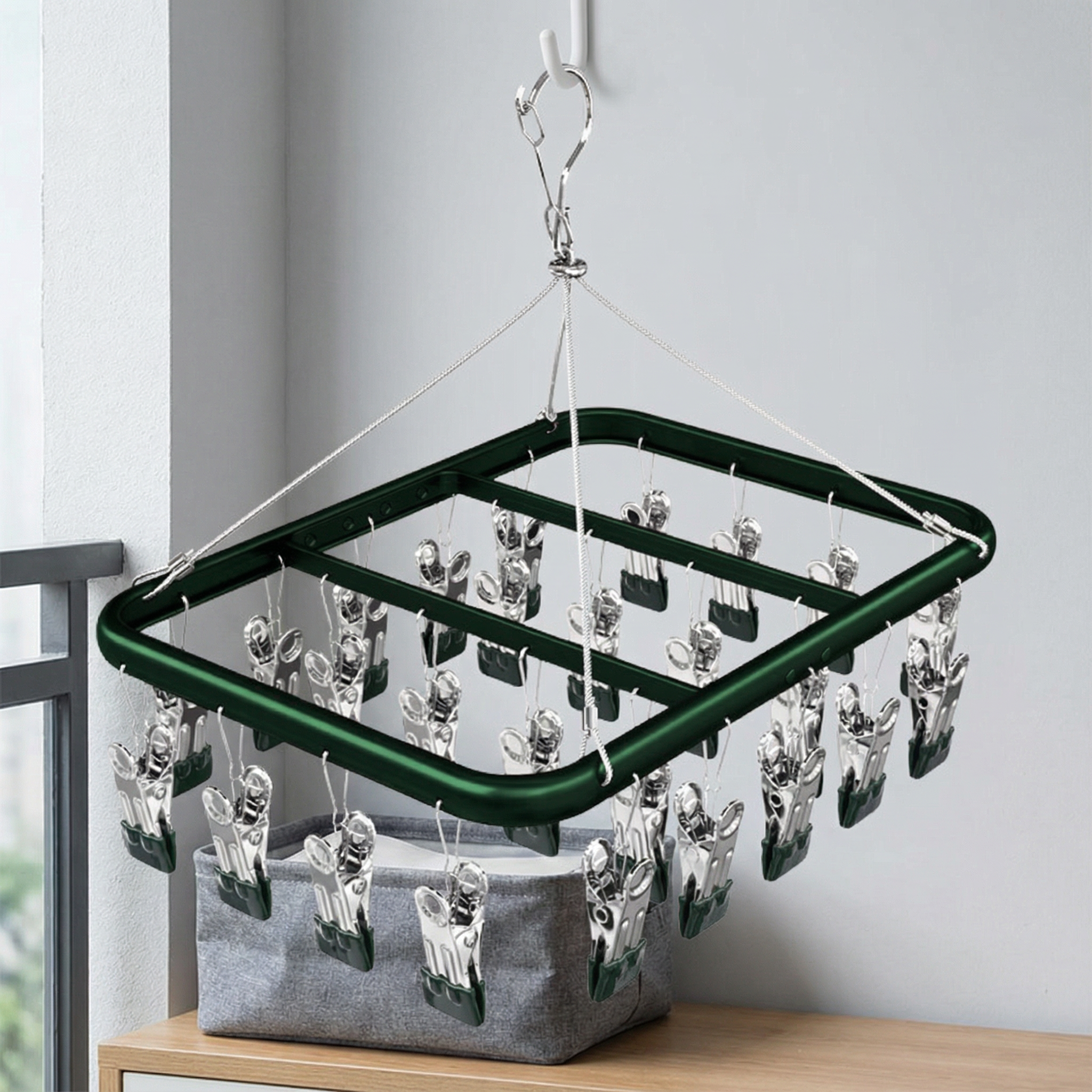 铝合金袜子晾晒架晾衣架阳台家用