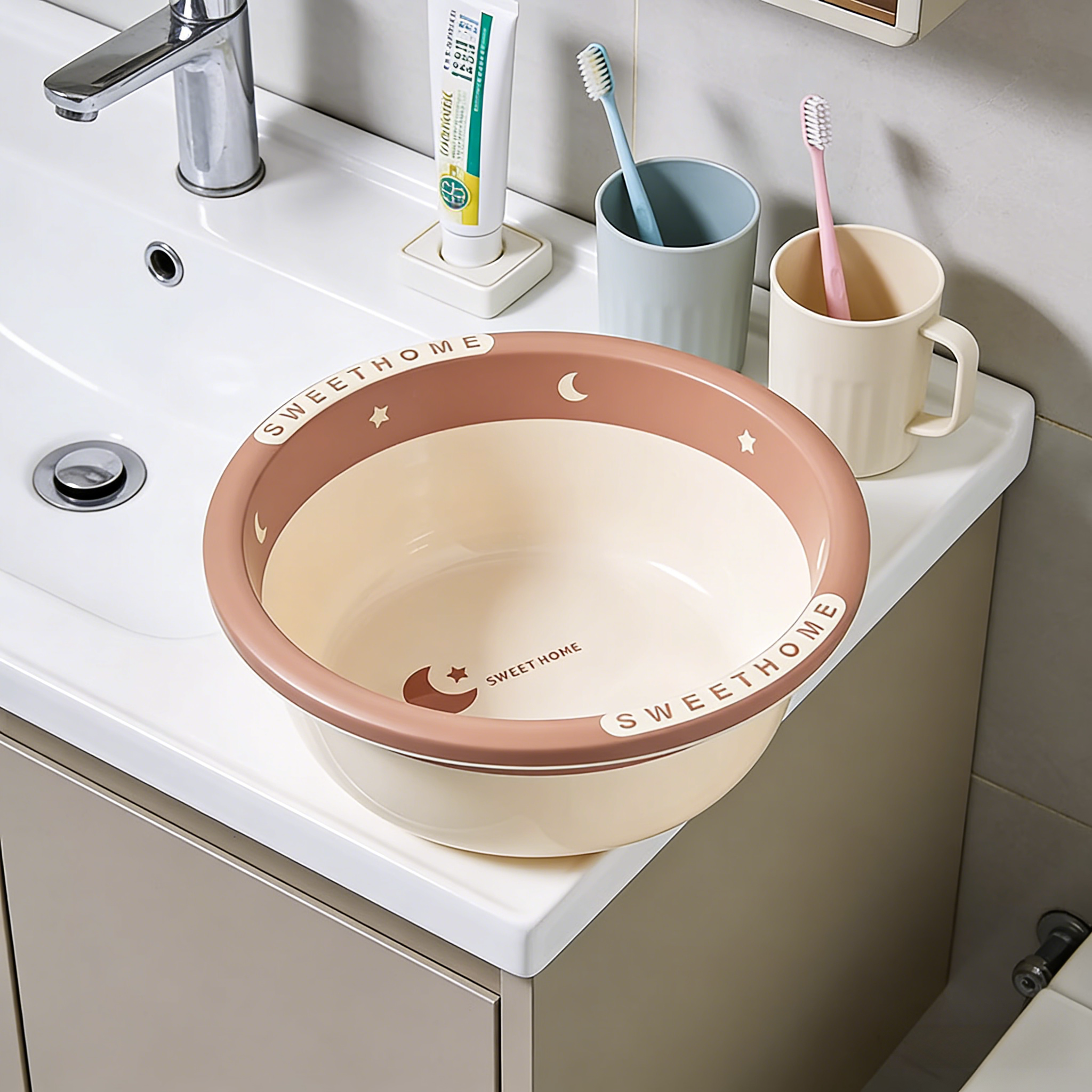 洗脸盆家用大号加厚耐用塑料小盆子洗屁屁学生宿舍用洗衣盆洗脚盆