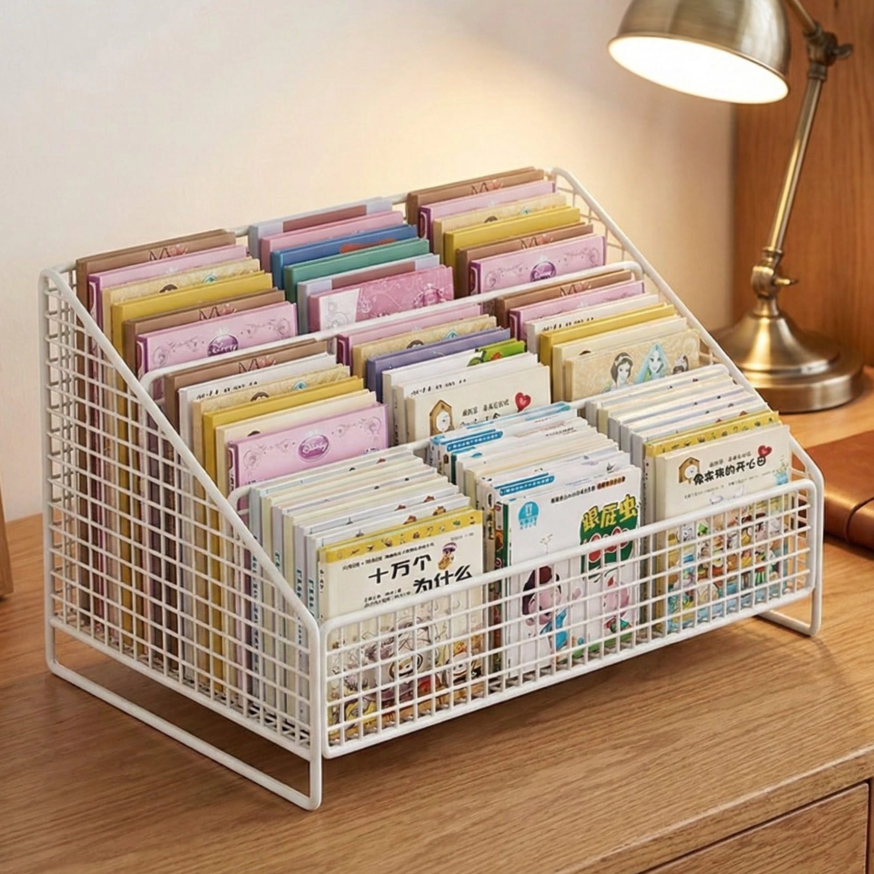 桌上儿童书架桌面上绘本架床头收纳阅读桌面书本置物架收纳盒宝宝,收纳整理,书桌收纳置物架,淘宝优惠券,粉丝福利购,淘宝优惠卷