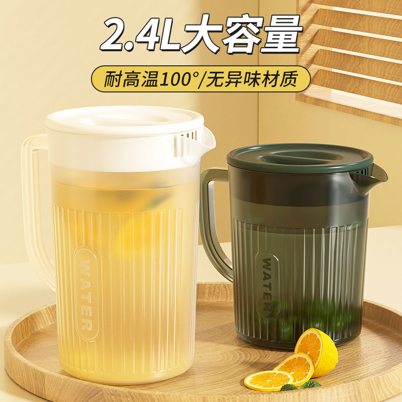 日式耐高温冷水壶可倒开水含质检