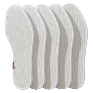 3双 艾草亚麻除臭鞋垫男透气吸汗防臭女皮鞋加厚软底舒适鞋垫子夏