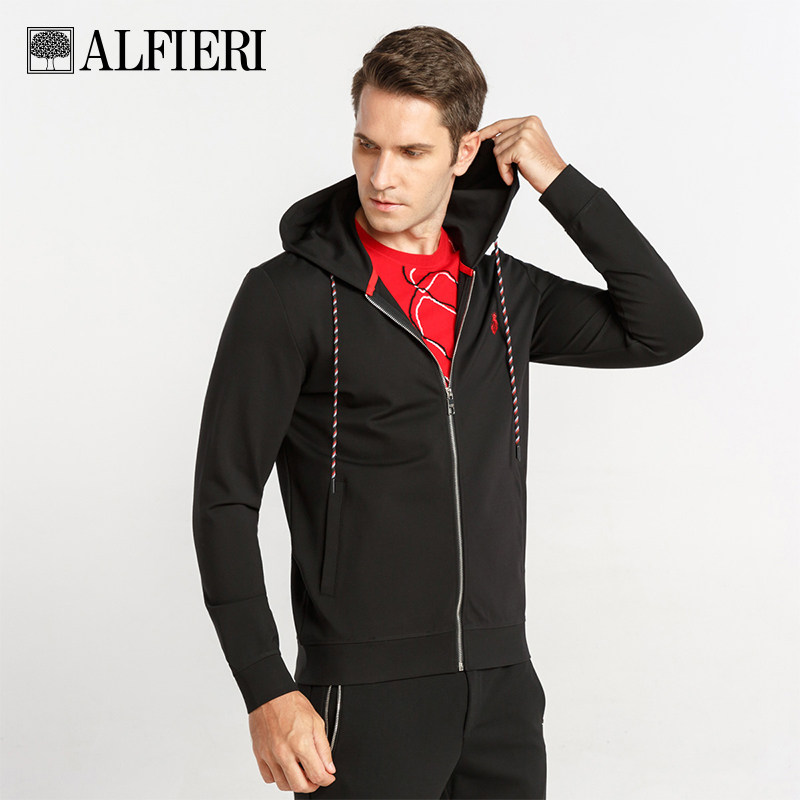 alfieri艾法利2021连帽开衫卫衣图片