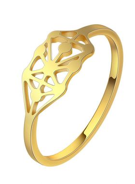 不锈钢卡巴拉生命之树戒指 犹太文化启发珠宝希伯来珠宝饰品