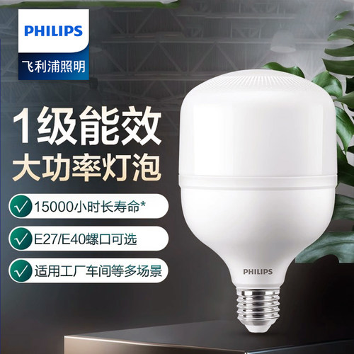 飞利浦一级能效高亮E27LED灯泡
