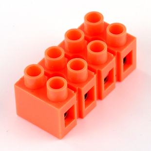 A6H2519 4P系列基座组合阻燃接线端子排36A4进4出对接线板分线器