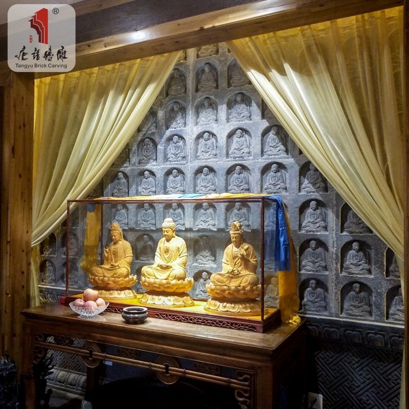 Buddha statue Ancient Blue brick Brick To fake something antique Brick Chinese style The screen Relief wall decorate courtyard floor tile Decorationin the Basic building materials , Brick , Brick  category - from Buy2taobao.com to provide professional Taobao agent buy service