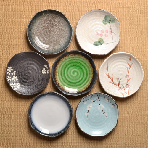 寿司日式釉下彩陶瓷碟子新品