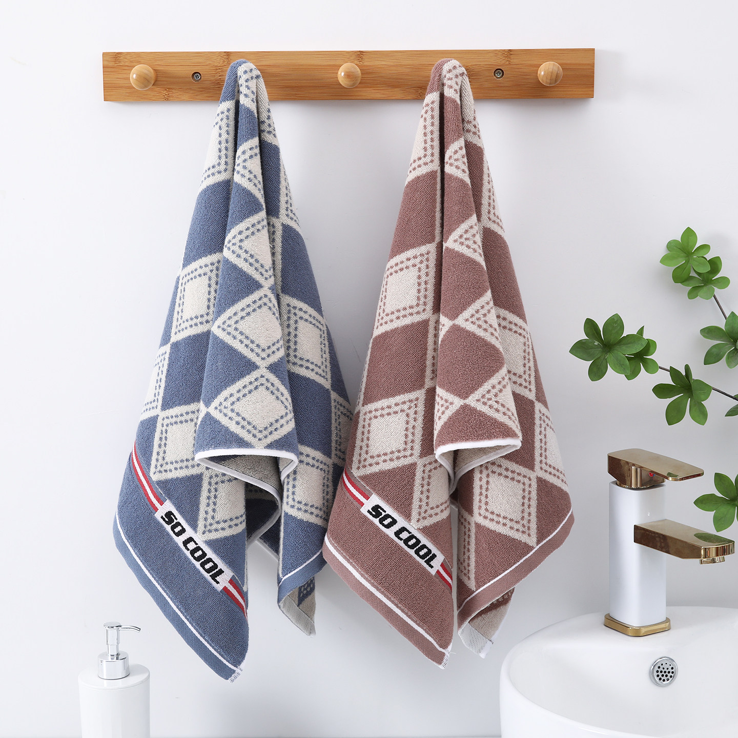 大号加长洗澡毛巾纯棉吸水不易掉毛不褪色家用成人洗脸柔软深色巾,居家布艺,毛巾/面巾,淘宝优惠券,粉丝福利购,淘宝优惠卷