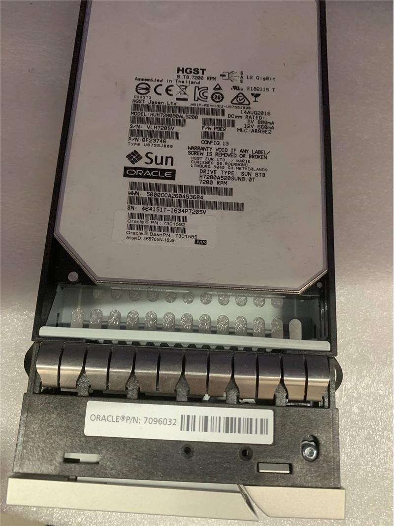 议价HGST 8T 7.2K 3.5 SAS服务器硬盘7301592原装正品