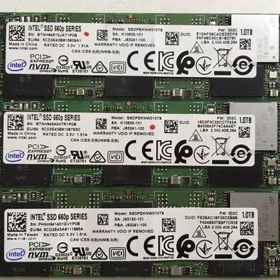 议价tel/ intel 660P 固态硬盘 ssd nvme 笔记本电原装正品