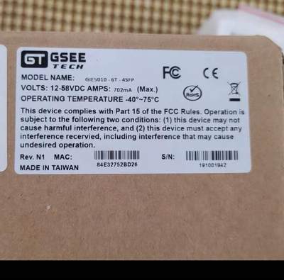 议价吉诺GT GSEE 工业交换机 GIE5010-6T-4SFP原装正品