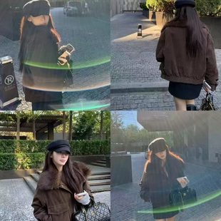 配可拆人造毛领 保暖羽绒服外套 3321 设计时尚 童心口袋经典