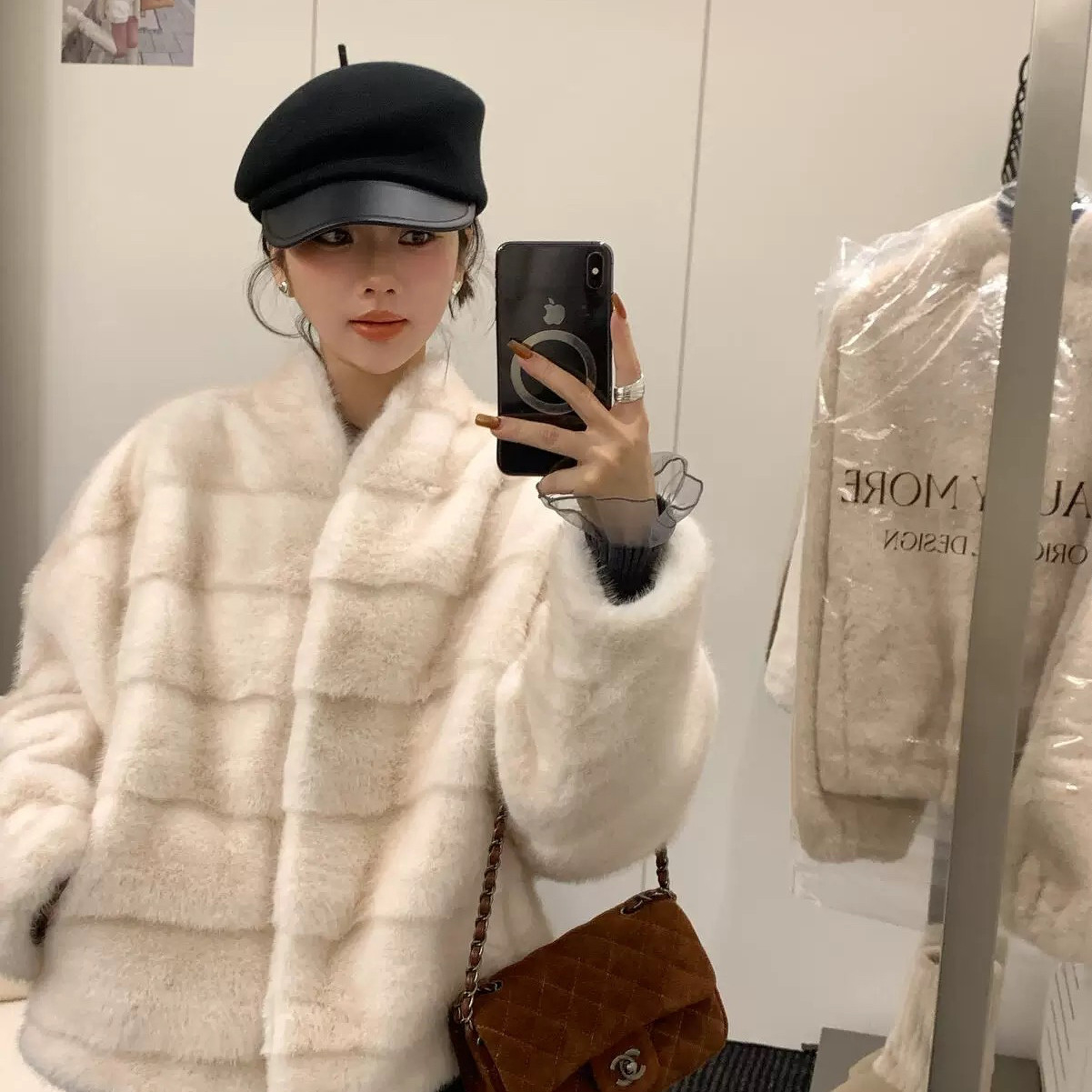 童心家仿貂毛皮草毛毛外套女冬季时尚气质宽松皮毛一体H8119,女装/女士精品,皮草,淘宝优惠券,粉丝福利购,淘宝优惠卷