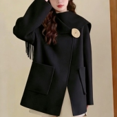 童心款 FL7770 围巾不可拆 YS1 羊毛外套 含100澳毛