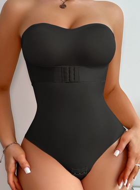 cd变装性感伪娘连体塑身衣女装大佬全身强压塑形连体衣男娘紧身衣