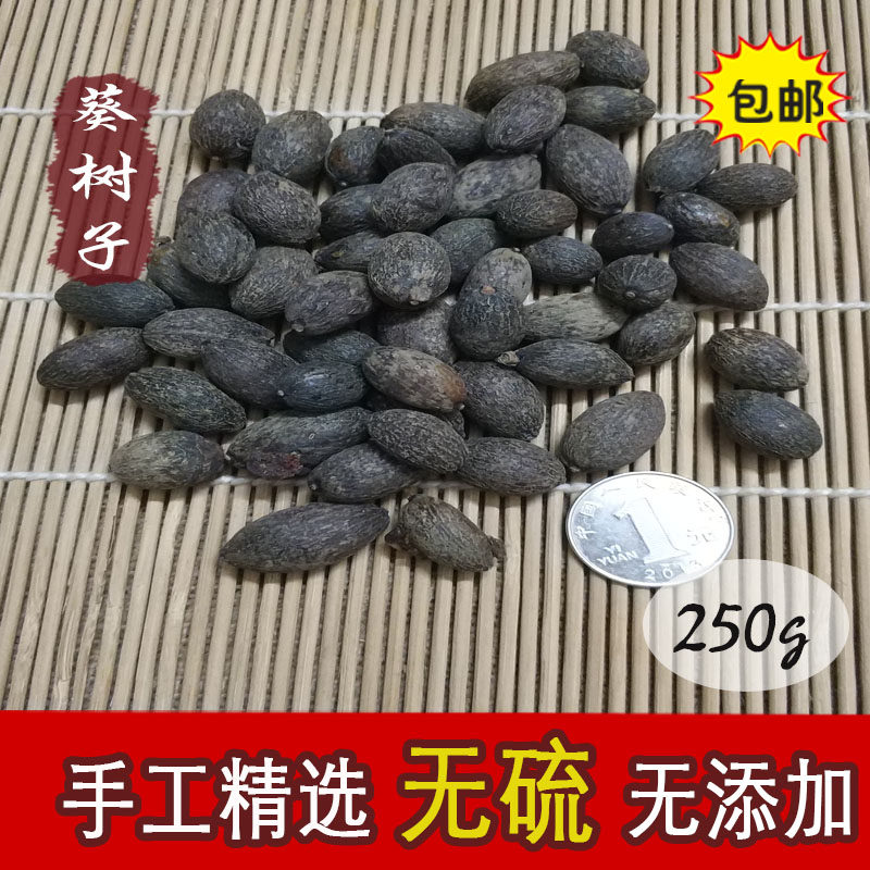 中药材野生葵树子250g葵树籽葵扇子葵扇籽蒲葵子蒲扇种子扇叶葵子