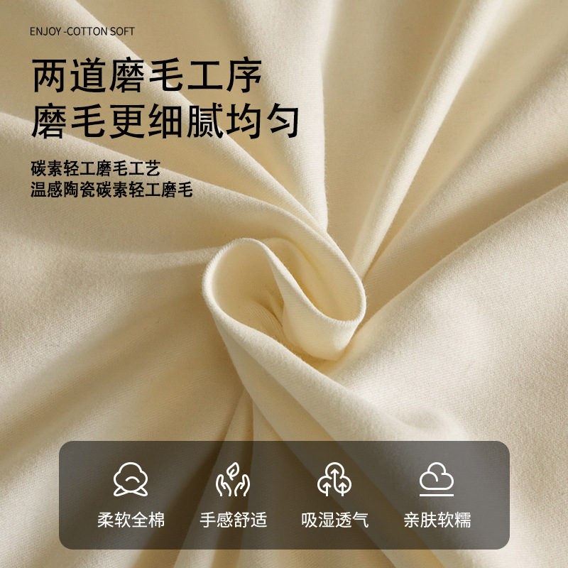 A类高端加厚磨毛床上四件套全棉