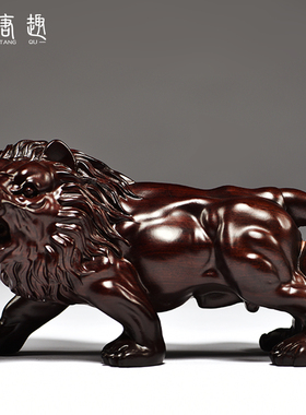 实木雕刻风水家居客厅创意工艺品