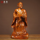 花梨木雕刻鲁班雕像木工工匠祖师巧圣鲁班雕塑人物摆件家居装 饰品