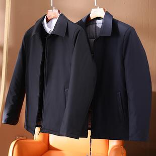 清库存男士夹克外贸男装春秋新款商务通勤翻领中青年夹克外套夏装