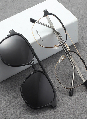 墨镜近视偏光双梁夹片式潮男女款