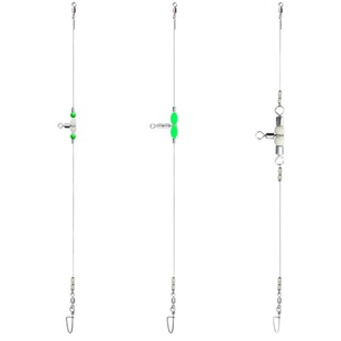 苦茶拉流漂虾漂钓鲈鱼钓组单子线全长50厘米船钓海钓线组渔具配件