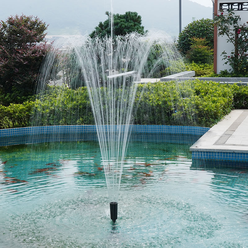 森森鱼池水循环系统过滤泵水泵循环增氧小型过滤器造景喷泉假山