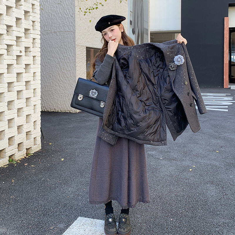 爆款 冬季新国标90绒羽绒内搭大衣2C098-8651P225K328