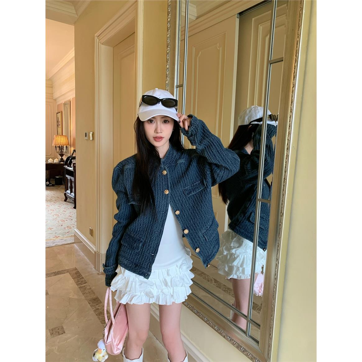 牛仔小香风外套女装秋季