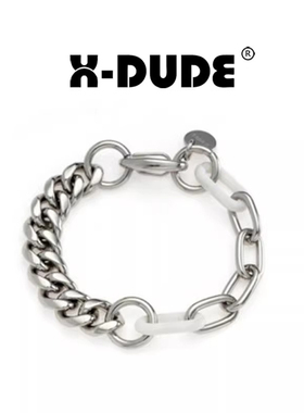 X-DUDE 明星同款MIX系列拼色Coting手链个性简约嘻哈手环情侣款