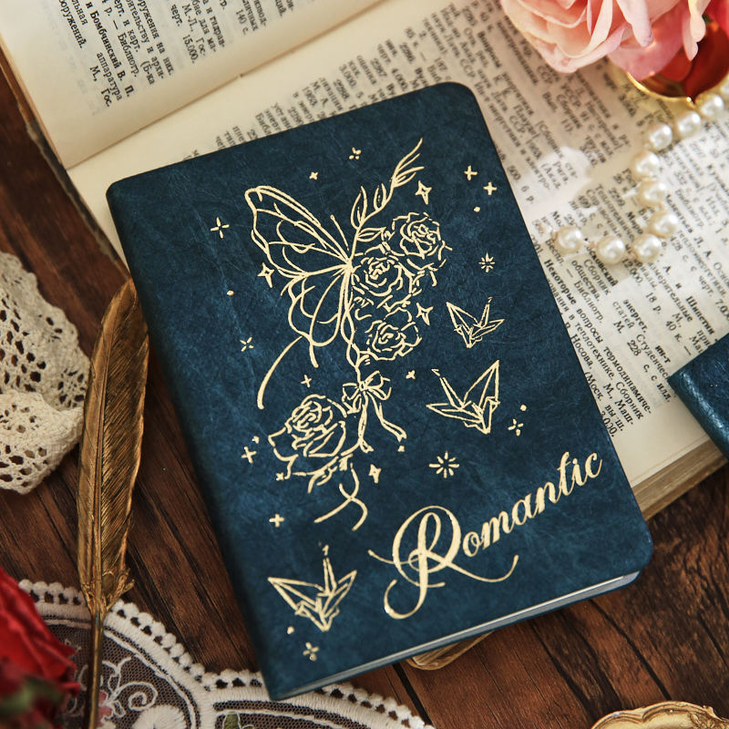 许愿玫瑰杜邦纸点阵A6笔记手账本