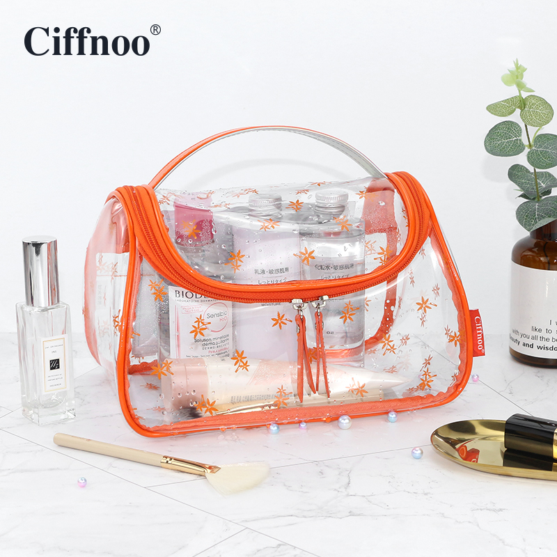 透明便携防水旅行化妆包