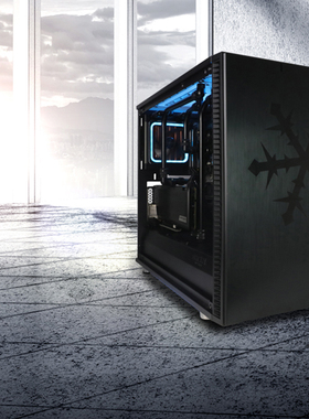 FUXK FD分形工艺 定制MOD i9 13900K/RTX4090 分体式水冷简约方案