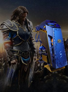 FUXK 定制骨伽征服者  魔兽世界 13900K/4090 分体水冷 组装 电脑