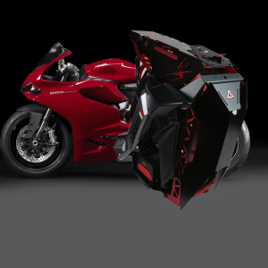 FUXK 杜卡迪 ANTEC魅影分体水冷定制 13700K/RTX 4070TI电脑主机