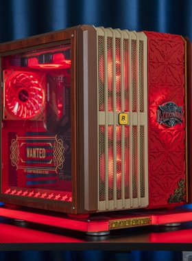 FUXK荒野大镖客13代酷睿i7 13700K RTX 4080台式水冷电脑主机