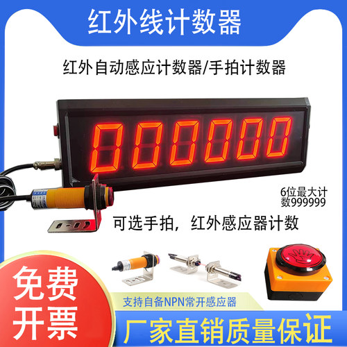 自动感应网红打卡手拍计数器