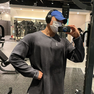 卫衣篮球训练上衣 运动休闲宽松时尚 重磅GYM秋冬季 型男健身长袖